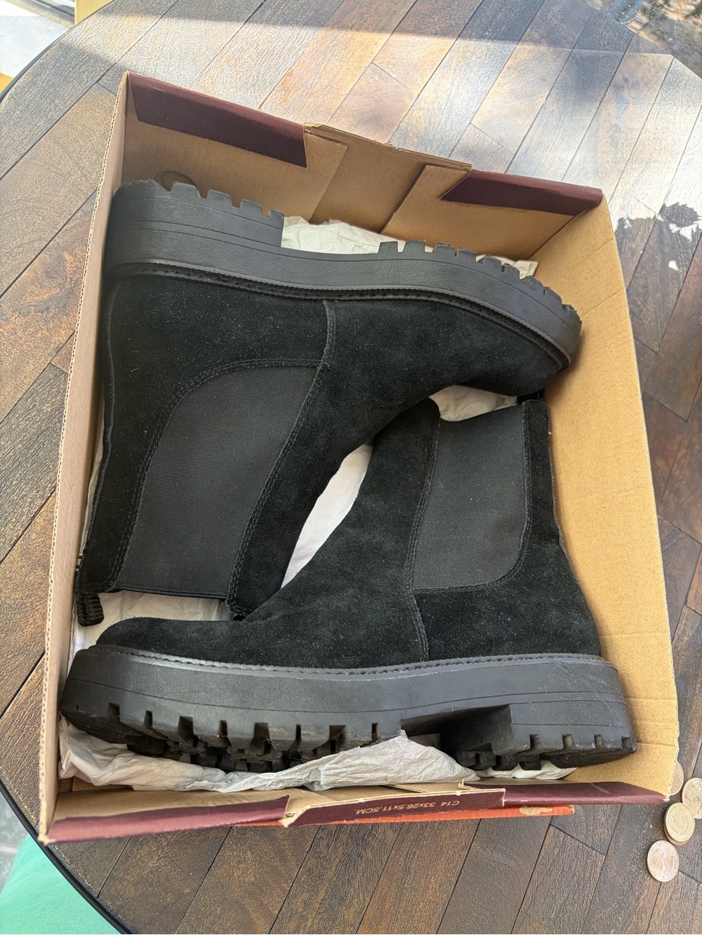 Sam Edelman Black Suede Chelsea Boots (Laguna) - Picture 11 of 11